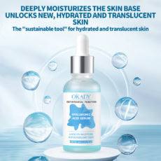 OKADY Deep Hydrating Hyaluronic Acid Facial Serum 30ml – Lightweight Moisture for All Skin Types, 24H Plumpness