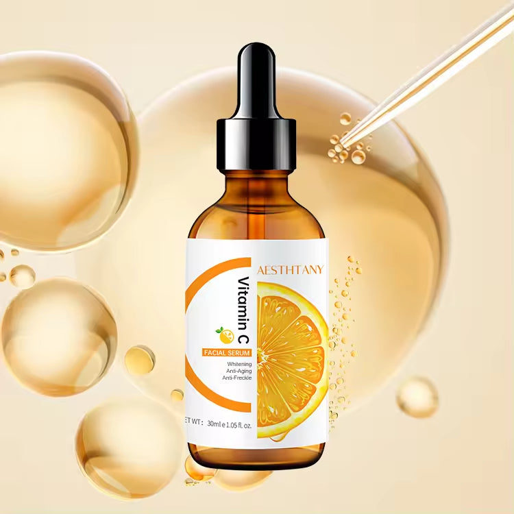 Aesthtany Vitamin C VC Facial Serum 30ml - Brighten, Hydrate &amp; Reverse Aging Naturally | For All Skin Types