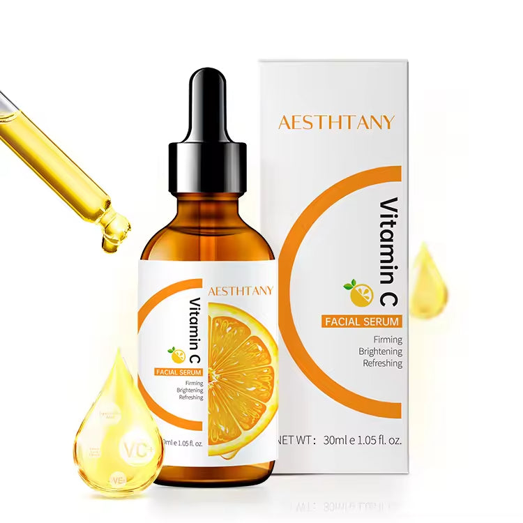 Aesthtany Vitamin C VC Facial Serum 30ml - Brighten, Hydrate &amp; Reverse Aging Naturally | For All Skin Types
