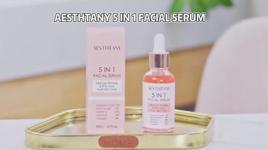 Aesthtany 5-in-1 Facial Serum 30ml – Anti-Aging, Brightening &amp; Hydrating for Flawless Skin (All Skin Types)